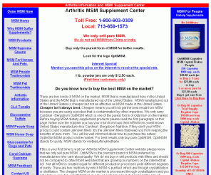 arthritis-msm-supplements.com: msm, arthritis msm, msm supplement, msm powder, juvenile rheumatoid 
arthritis
MSM