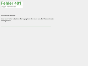 kassen24.net: :: Fehler 401 - Zugriff verweigert
