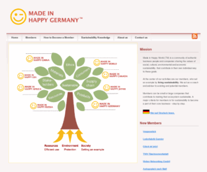 made-in-happy-germany.com: Made in happy Germany® - Home
Made in happy Germany® bedeutet, seine Talente zu leben, das zu tun, was man am besten kann und damit Geld zu verdienen. Warum? Weil wir alle so am glücklichsten sein können.