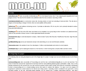 moo.nu: moo.nu entertainment site network
A network of independent entertainment websites.