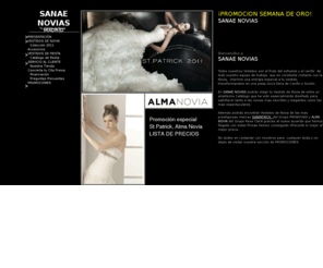 sanaenovias.com: Vestidos de Novia y Vestidos de Fiesta , Pide cita online, Sanae Novias
Vestido de Novia