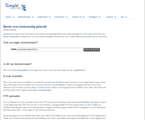 schelemoot.com: schelemoot.nl | Domeinnaam is bezet | Simple Hosting
schelemoot.nl is een domeinnaam die bij Simple Hosting geregistreerd staat.