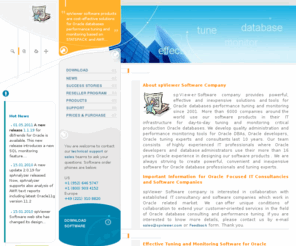 spviewer.com: spViewer Software Oracle DBA Tools for Oracle Database Administration, 
STATSPACK, AWR, SQL Performance Monitoring and Tuning
spViewer Software web site. spViewer Software for Oracle SQL performance tuning and monitoring.