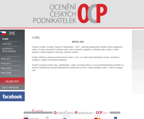 oceneniceskychpodnikatelek.org: Ocenění českých podnikatelek - OCP - Home
Ocenění českých podnikatelek - OCP, Česká žena