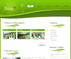palmyregency.com: Palmy Regency - Best Home Stay in Alleppey
Palmy Regency - THe best homestay in alleppey at cheap rates.