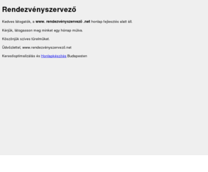 rendezvenyszervezo.net: Rendezvényszervező
