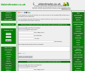 ukbirdtrader.co.uk: Buy birds - sell birds - buy and sell birds online for bird breeders
Buy birds - sell birds - buy and sell birds online for bird breeders