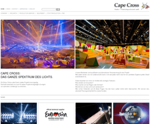 cape-cross.com: CAPE CROSS,Studio-,Filmlicht,Verleih,Event,Fiction,Kino
Cape Cross, Studio und Filmlicht Gesellschaft mbH