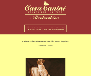 casa-canini.org: Futtershop am Mexikoplatz
Feines für Ihr Tier