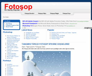 fotosop.net: TAMAMEN TÜRKÇE FOTOŞOP SİTESİNE HOŞGELDİNİZ
Joomla - devingen portal motoru ve içerik yönetim sistemi