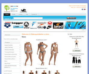 msbswim.com: Welcome to Makesportsbetter  e-store - MSB Swim  - All kinds of Swimwear ,Beachwear and Beyond...
Το κατάστημα MSB στη Θεσσαλονίκη σας παρέχει είδη κολυμβητηρίου και αθλητικά είδη. Υπάρχει μεγάλη γκάμα από μαγιό, αγωνιστικα μαγιο, speedo, diana, fabiola molina. Θεσσαλονικη, αθλητικα ειδη, κολυμβηση, κολυμβητικα ειδη, σκουφακια κολυμβητηριου, ειδη κολυμβητηριου, αγωνες