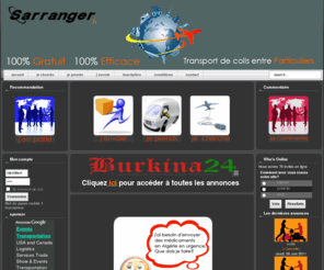 sarranger.net: sarranger.com
transport de colis de particulier à particuliers,transport,colis voiturage
envoi de colis entre particulier,envoi de colis par prticulier,livraison,service entre particuliers,colis gratuit