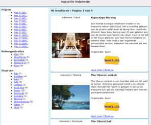 vakantie-indonesie.com: Vakantie indonesie: overzicht met reizen naar Indonesië van alle aanbieders.
Overzicht van reizen naar Indonesië van alle aanbieders.