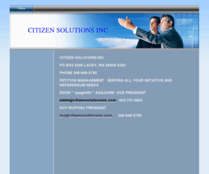 citizensolutionsinc.com: CITIZEN SOLUTIONS INC 206-949-5785 - Home
A WebsiteBuilder Website