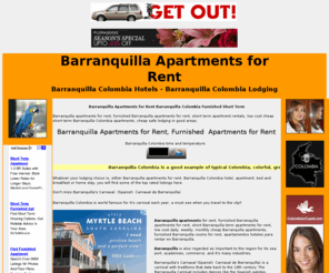 apartmentsinbarranquilla.com: Barranquilla Apartments for Rent Barranquilla Colombia Furnished Short Term
Barranquilla apartments for rent, furnished Barranquilla rentals short term Barranquilla apartments for rent, low cost cheap short term.