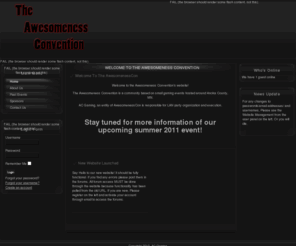 awesomenesscon.com: Welcome To The Awesomeness Convention
Joomla! - the dynamic portal engine and content management system