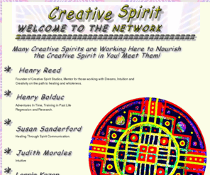 creativespirit.net: Creative Spirit Network!
Creative Spirit Network front page