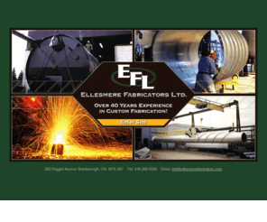 ellesmerefabricators.com: Ellesmere Fabricators Ltd.
Ellesmere Fabricators Ltd. - Fabricators of steel, specializing in chimney stacks, silencers, workbenches and tanks. Based in Scarborough Ontario Canada. We can handle the big jobs.