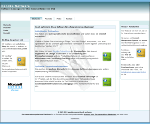 gandke-software.com: Gandke Software: Ihre Geschäftsidee erfolgreich im Internet umsetzen.
Gandke Software: Geschäftsidee erfolgreich im Internet umsetzen