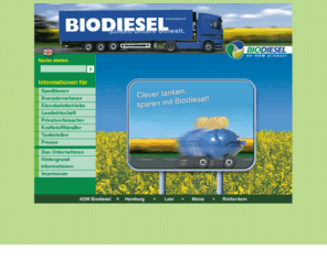 glycerine.com: ADM Biodiesel: Hamburg, Leer, Mainz
Alle Informationen über Biodiesel.
