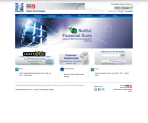 netsoltek.com: Global Leasing & Finance Software Solution Provider
NetSol Technologies CMMI Level 5 certified company, offers Leasing Finance Software, Asset Finance Software, Lease Management Software