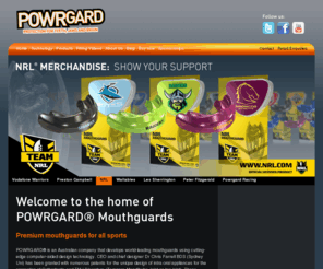 powerguardmouthguards.com: POWRGARD®  Home
POWRGARD Mouthguards. Protection for Teeth,
Jaws and Brain.