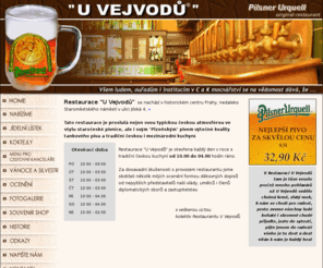 restauraceuvejvodu.cz: Restaurace U Vejvodů | Pilsner Urquell original restaurant | Praha
