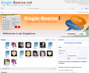 single-boerse.net: Singlebörse
Unsere Single-börse.net vereint Singlebörsen, Datingportale, Partnerportale, Datingbörsen,
Partnersuche,
Online-Dating, Partnerbörsen und Singelfinder auf einer Webseite  