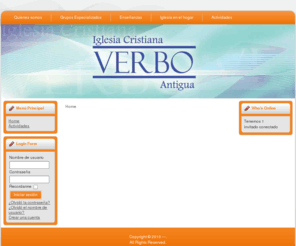 verboantigua.org: Iglesia Cristiana Verbo
Joomla! - the dynamic portal engine and content management system