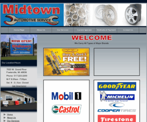 fowlervilletowing.com: Midtown Automotive Service - Full Service Auto Repair and Tire Center
Full Service Auto Repair and Tire Center