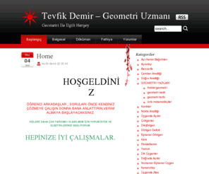 tevfikdemir.com: Tevfik Demir – Geometri Uzmanı
