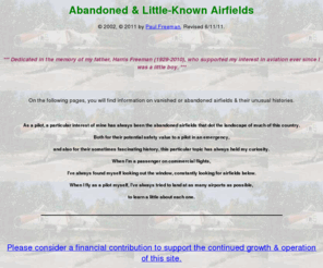 airfields-freeman.com: Abandoned & Little-Known Airfields
