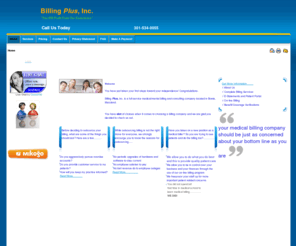 billing-plus.com: Billing Plus, Inc. - Home
Medical and mental health billing and consulting company