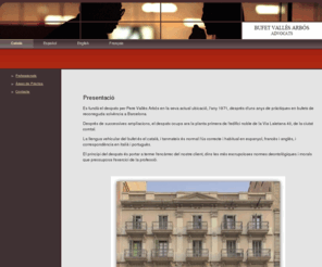 bufet-valles.com: Bufet Vallès Arbós - Advocats - Català
Un sitio web para la edición de sitios