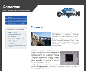 copercan.com: Corte de hormigón armado, Perforación de hormigón
