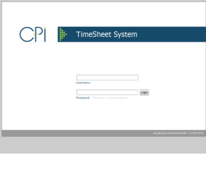 cpi-consultinggroup.com: CPI TimeSheet System
