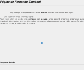 fernandozamboni.com: Página pessoal de Fernando de Paula Zamboni
