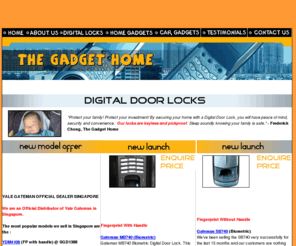 gatemanlocks.com: The Gadget Home Singapore - LED Lenser Flashlights, Biometric Fingerprint RFID Digital Door Locks (Yale Gateman, Gateman, Samsung Ezon), ScanGauge, Orange TPMS, Geigerrig Pressurized Hydration Packs, Improv Boogie Board!
Specialists in Digital Door Locks in Singapore (Yale Gateman, Gateman, Samsung Ezon), ScanGauge II, Orange TPMS, LED Lenser Professional Flashlights and Geigerrig Hydration Packs.