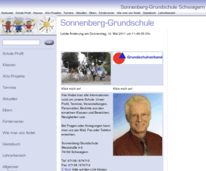 sonnenberg-gs.info: Sonnenberg-Grundschule
Sonnenberg-Grundschule in 74193 Schwaigern in Baden Württemberg, Regierungsbezirk Stuttgart