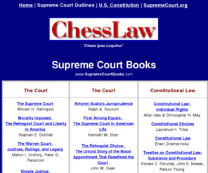 supremecourt.net: ChessLaw
legal research and legal education links