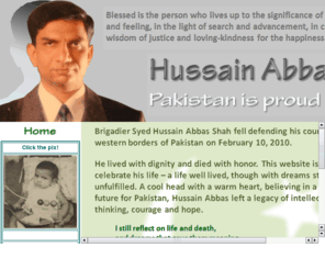 brigadierhussainabbas.com: Brigadier Syed Hussain Abbas Shah
Life of Brigadier Syed Hussain Abbas Shah