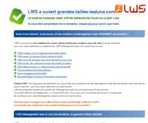 grandes-tailles-tealuna.com: LWS - Le nom de domaine abelmartin.fr a t rserv par lws.fr
LWS, enregistrement de nom de domaine, lws a reserve le domaine abelmartin.fr et s