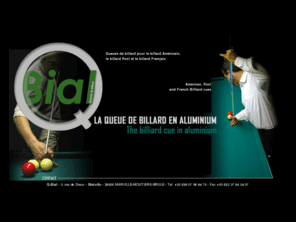 qbial.com: Q-bial, La queue de billard en aluminium
