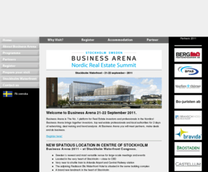 businessarena.eu: Business Arena - Nordic Real Estate Summit
Business Arena – Nordic Real Estate Summit
Northern Europe's leading congress for international property investments.