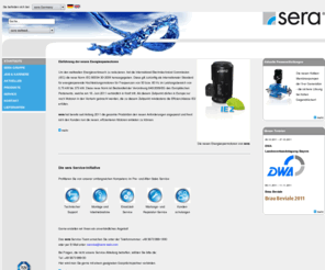 sera-web.com: Seybert & Rahier GmbH + Co. Betriebs-KG
<STRONG> sera</STRONG>  ist einer der weltweit führenden deutschen Hersteller von Dosierpumpen, Dosieranlagen und Membranverdichtern für Abwasserneutralisation, Autowaschanlagen, Chemische Industrie, Farben- und Lackindustrie