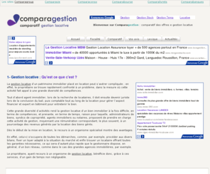 comparagestion.fr: Gestion locative avec Comparagestion
Comparagestion : Bienvenue sur le site Comparatif des offres de gestion locative ( Foncia,Century etc ...). 