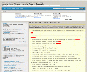 impostosobreveiculos.info: Imposto Sobre Veículos e Imposto Único de Circulação
Tudo sobre o Imposto Automóvel (IA), Imposto Sobre Veículos (ISV) e Imposto Único de Circulação (IUC)