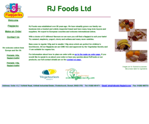 rjfoodsflapjack.co.uk: Welcome to RJ Foods
RJFoods flapjack welcome page