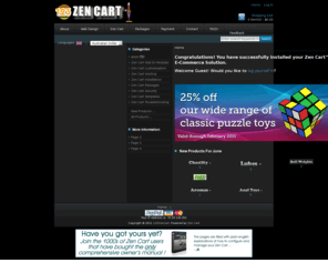 123zencart.com: Zen Cart!, The Art of E-commerce
Zen Cart! :  - Zen Cart Installation Zen Cart Add On Modules Zen Cart Templates Zen Cart Customisation Zen Cart TroubleShooting Zen Cart Security Zen Cart Packages Zen Cart Hosting atest ecommerce, open source, shop, online shopping