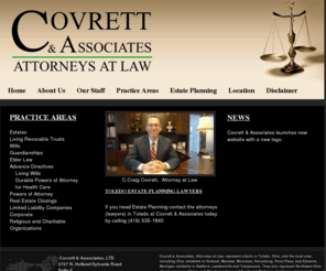 covrettlaw.com: Estate Planning Lawyers in Toledo, Covrett & Associates LTD - Serving clients in Toledo, OH, Sylvania, OH as well as Northwest Ohio and SouthEast Michigan
Covrett and Associates, trust lawyers and estate planning lawyers in Toledo, OH.  Also serving Sylvania OH, and Temperance, MI.